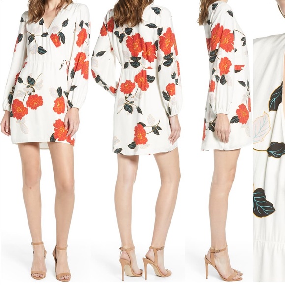 cupcakes & cashmere Dresses & Skirts - NWT Cupcakes & Cashmere passionblosm wrap dress XS